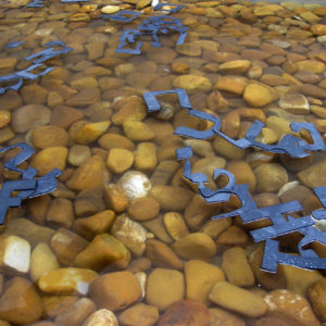 Vista de instalación en el agua.