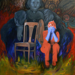 EXILIO, Técnica mixta, 200x150cm, 2007
